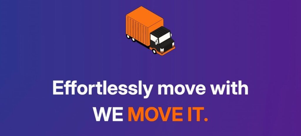 we move it moving service banner
