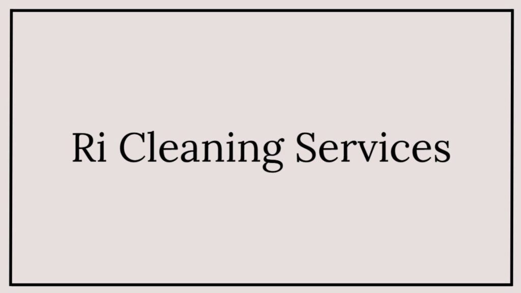 Ri Cleaning Services